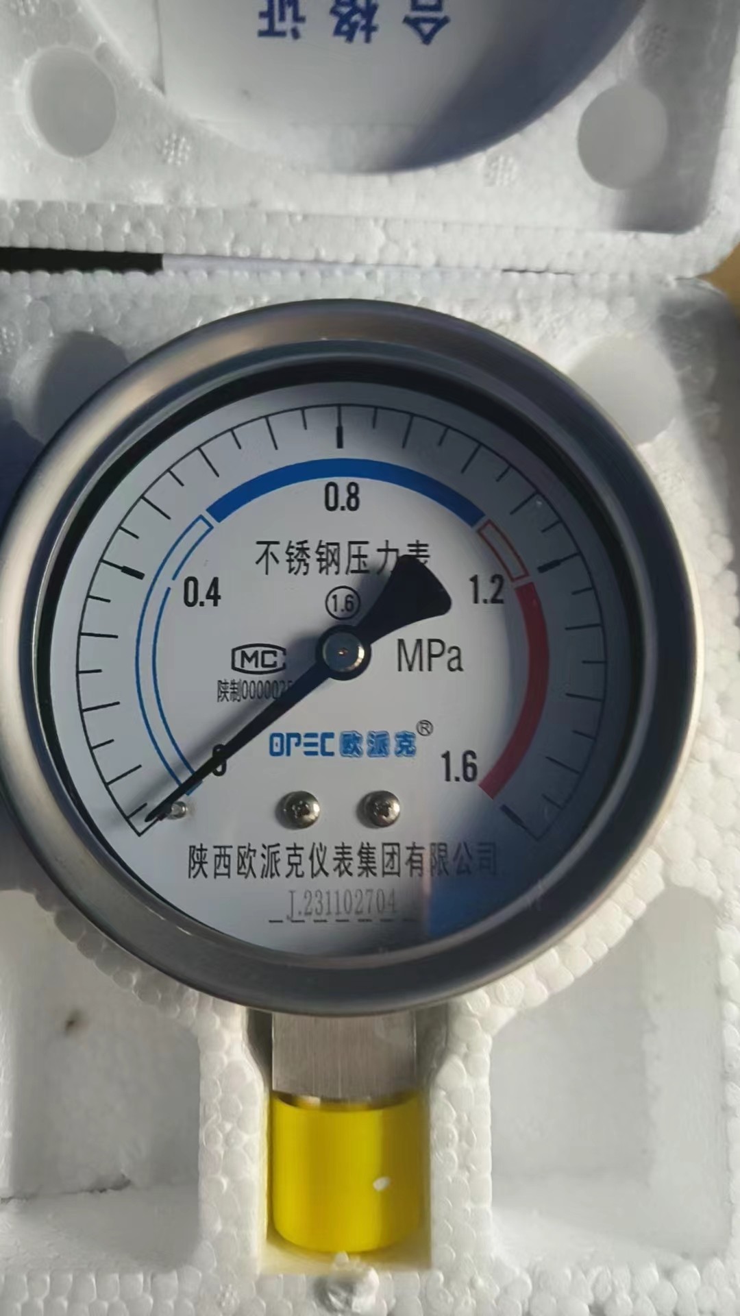 不锈钢压力表